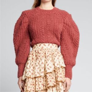 Ulla Johnson Heather Pronounced Shoulder Knit
